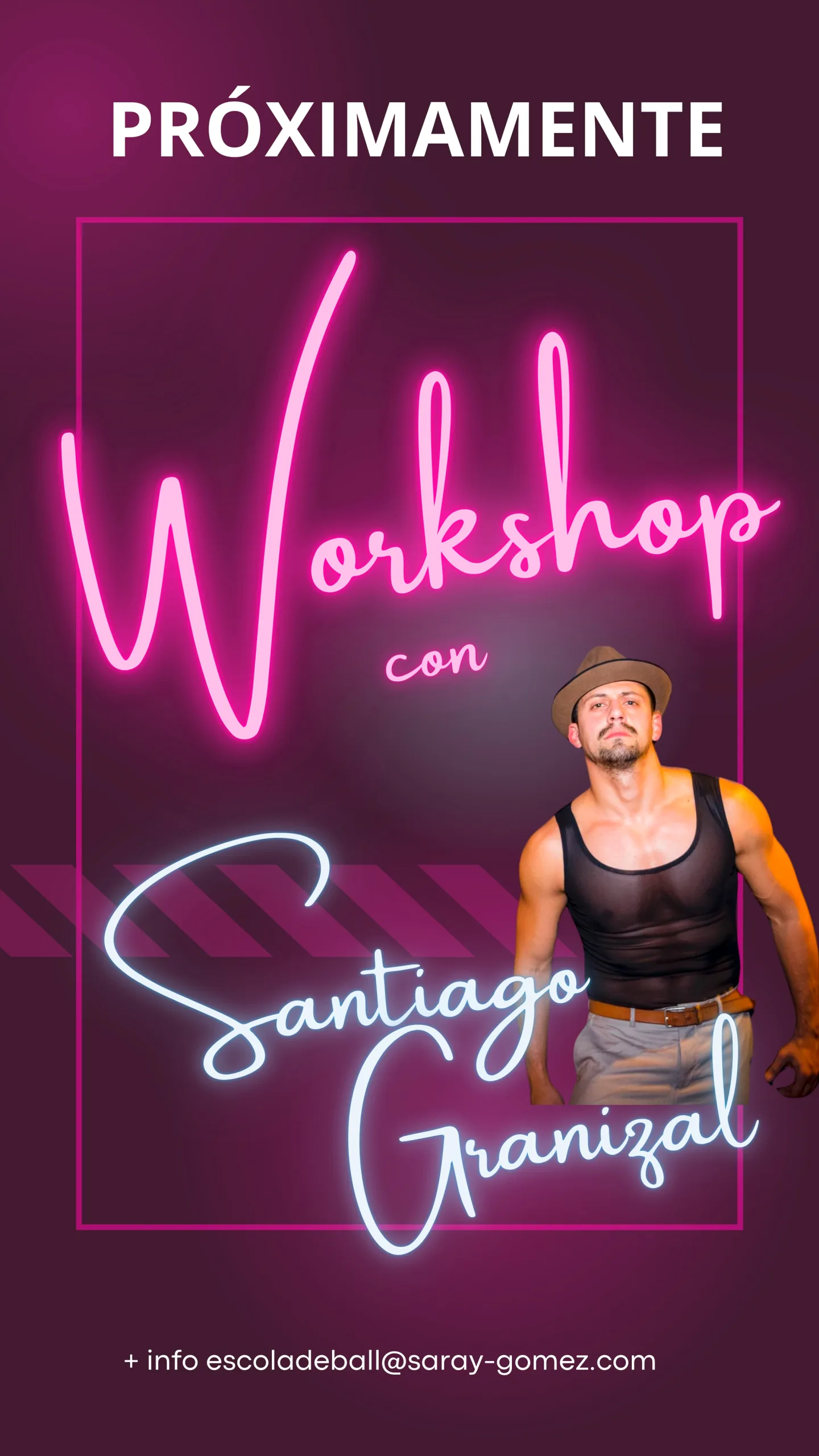 Pròximament: Workshop amb Santiago Granizal